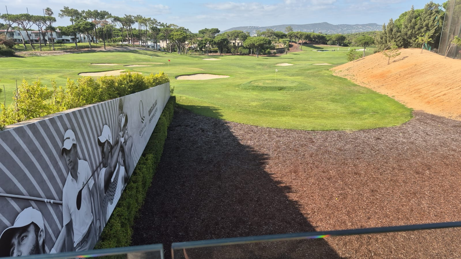 Golf green and fairway in the Algarve